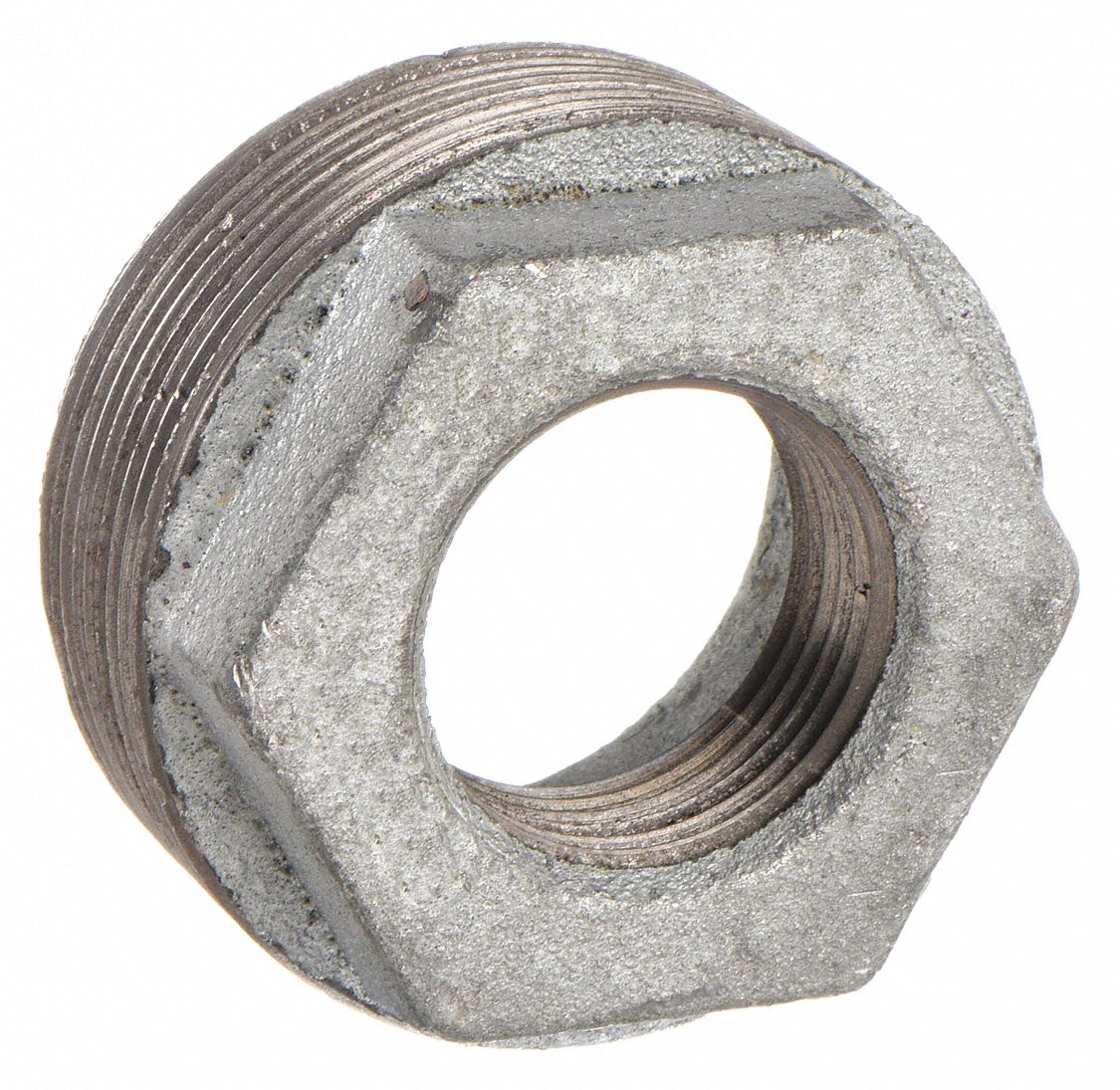 Cast Iron, 2 in x 1 in, Hex Bushing 29JD630319907762 Grainger