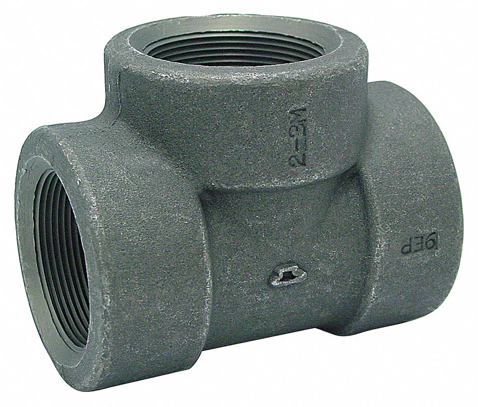 ANVIL Reducing Tee, FNPT, 2 in x 2 in x 1 in Pipe Size Pipe Fitting