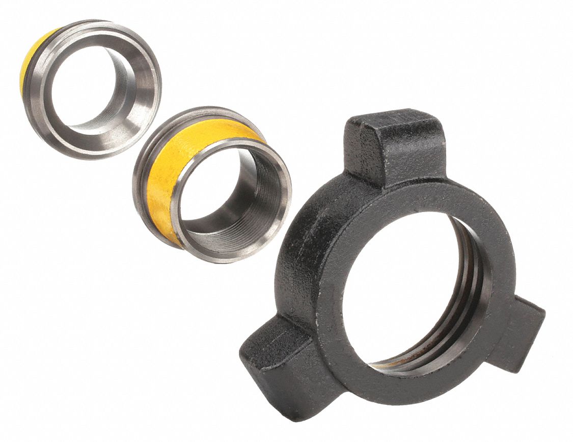 Union: Malleable Iron, 2 in x 2 in Fitting Pipe Size, Female NPT x Female NPT, Class 300