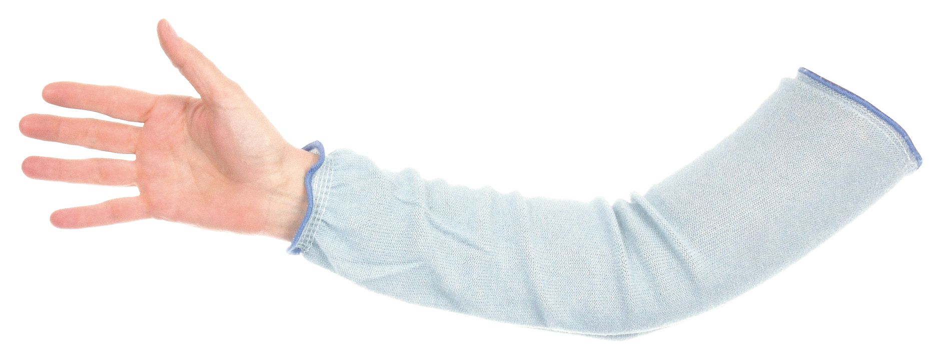 CUT-RESISTANT SLEEVE, ANSI/ISEA CUT LEVEL 2, BLUE, SLEEVE, HPPE, 18 IN