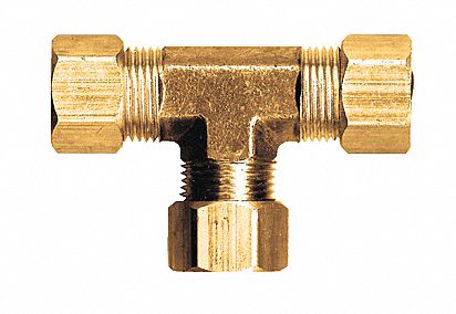 FAIRVIEW COMP TEE,3/8 TEE,LEAD FREE - Brass Pipe Fittings - FARLF64-6