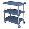 Utility Carts with Antimicrobial Lipped Plastic Shelves image