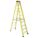 STEPLADDER, 10 FT LADDER SIZE, FIBREGLASS, 300 LB LOAD CAPACITY, 36 LB W, 9.6 FT STANDING H