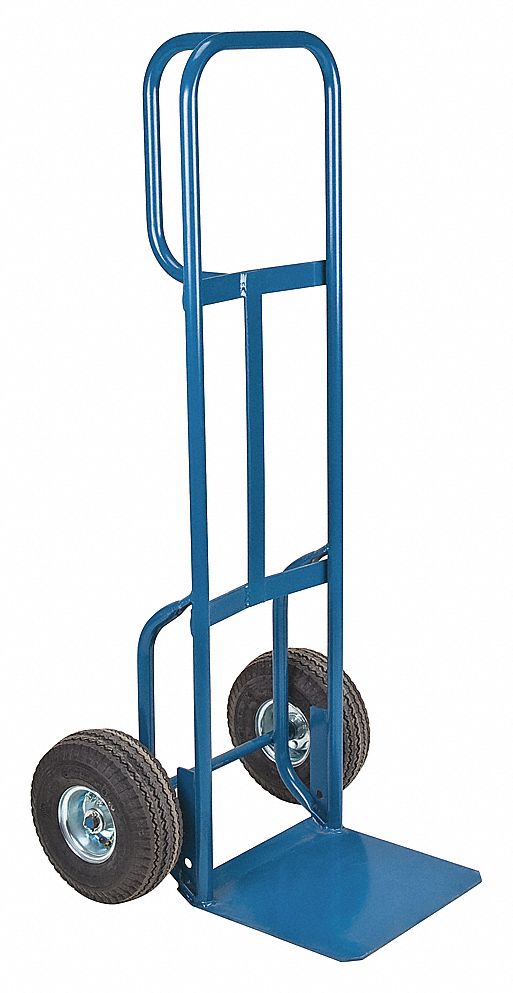 HAND TRUCK, CAP 700 LB, P-HANDLE, BLUE, NOSE PLATE 12 X 14 IN, 23 X 50 X 23 IN