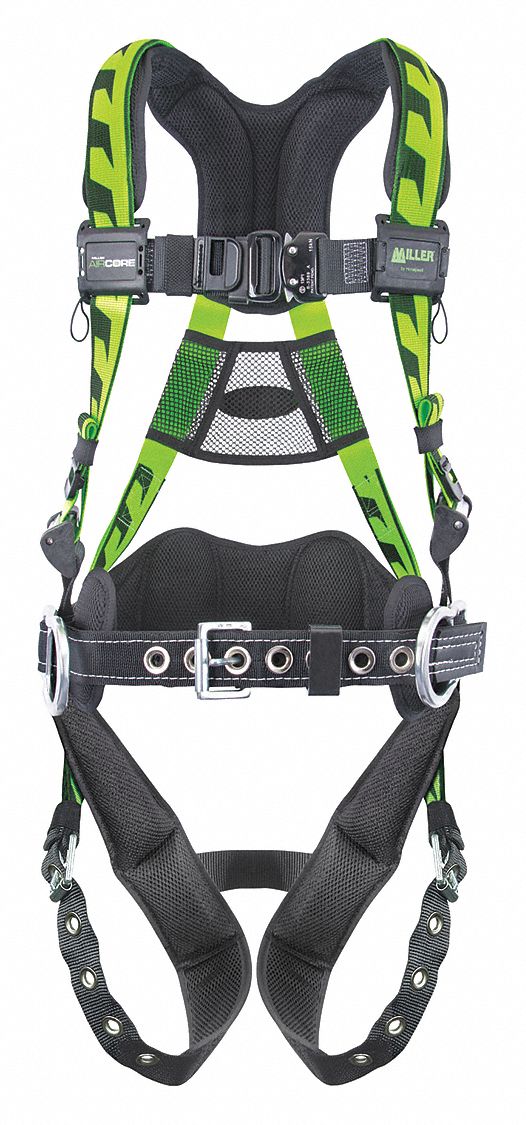 Full Body Harness: Positioning, Vest Harness, Quick-Connect / Tongue, Cam, L/XL, Belt, Cam
