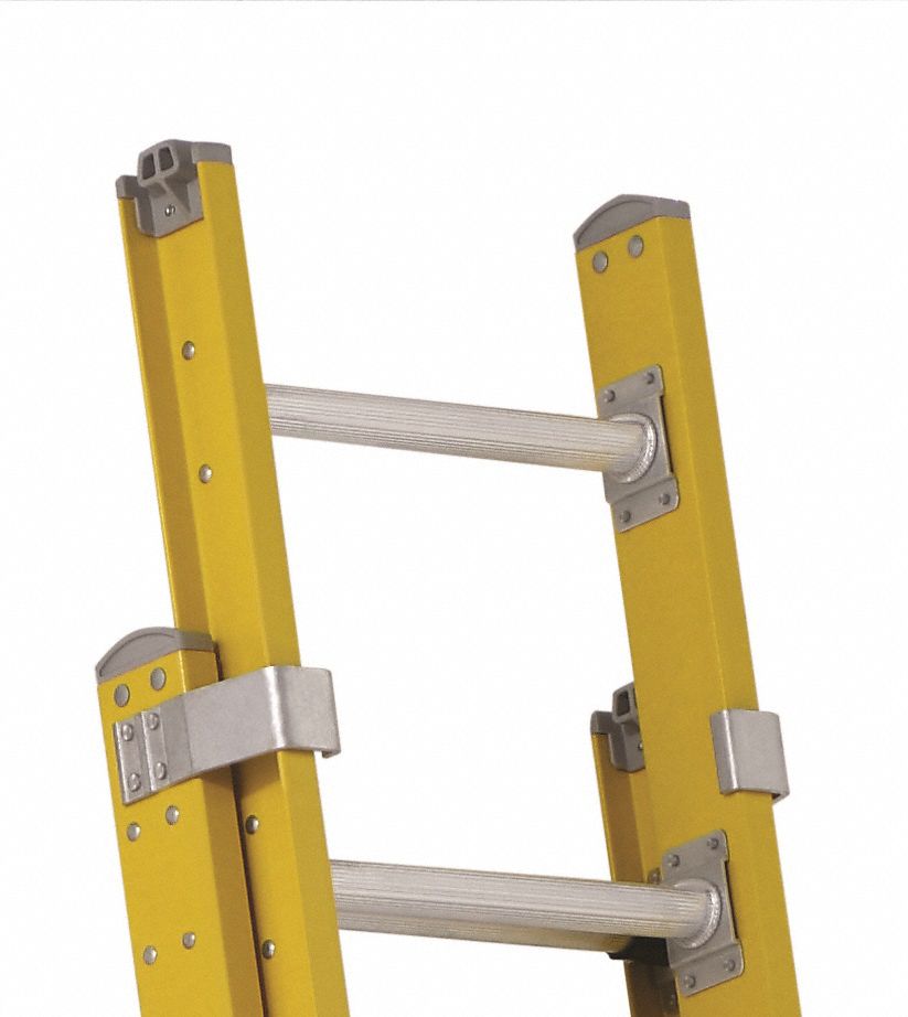 LOUISVILLE Extension Ladder 20 ft Industry Ladder Size, 17 ft Extended