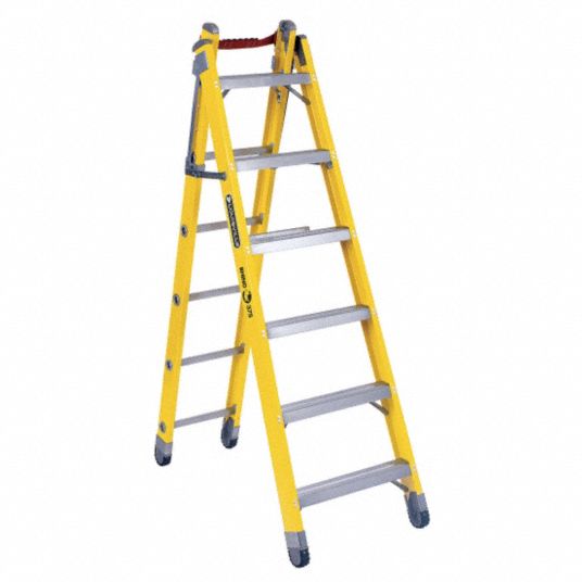 Ladder,6 ft.,IAA,Fiberglass,375 lb. - Grainger