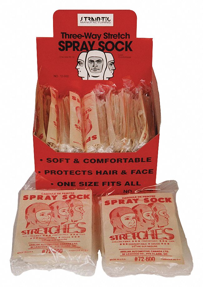 SPRAY SOCK, FOR 20-104 SPRAY GUN, STRETCH/ADJUSTABLE, COTTON