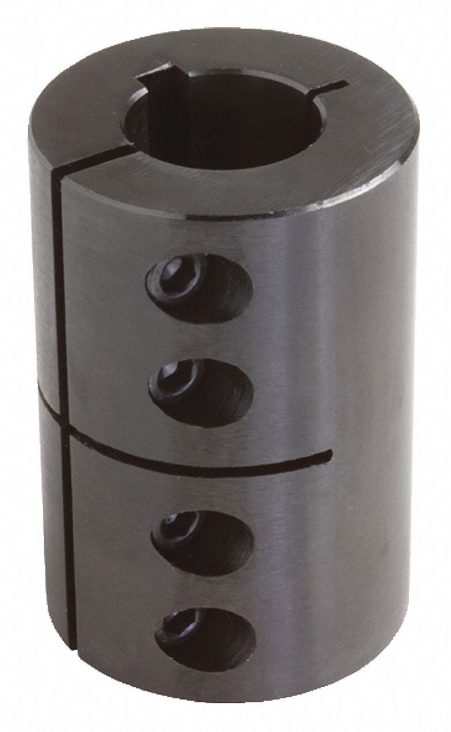 CLIMAX METAL PRODUCTS Rigid Shaft Coupling 1 in Bore Dia., Steel, 2 in