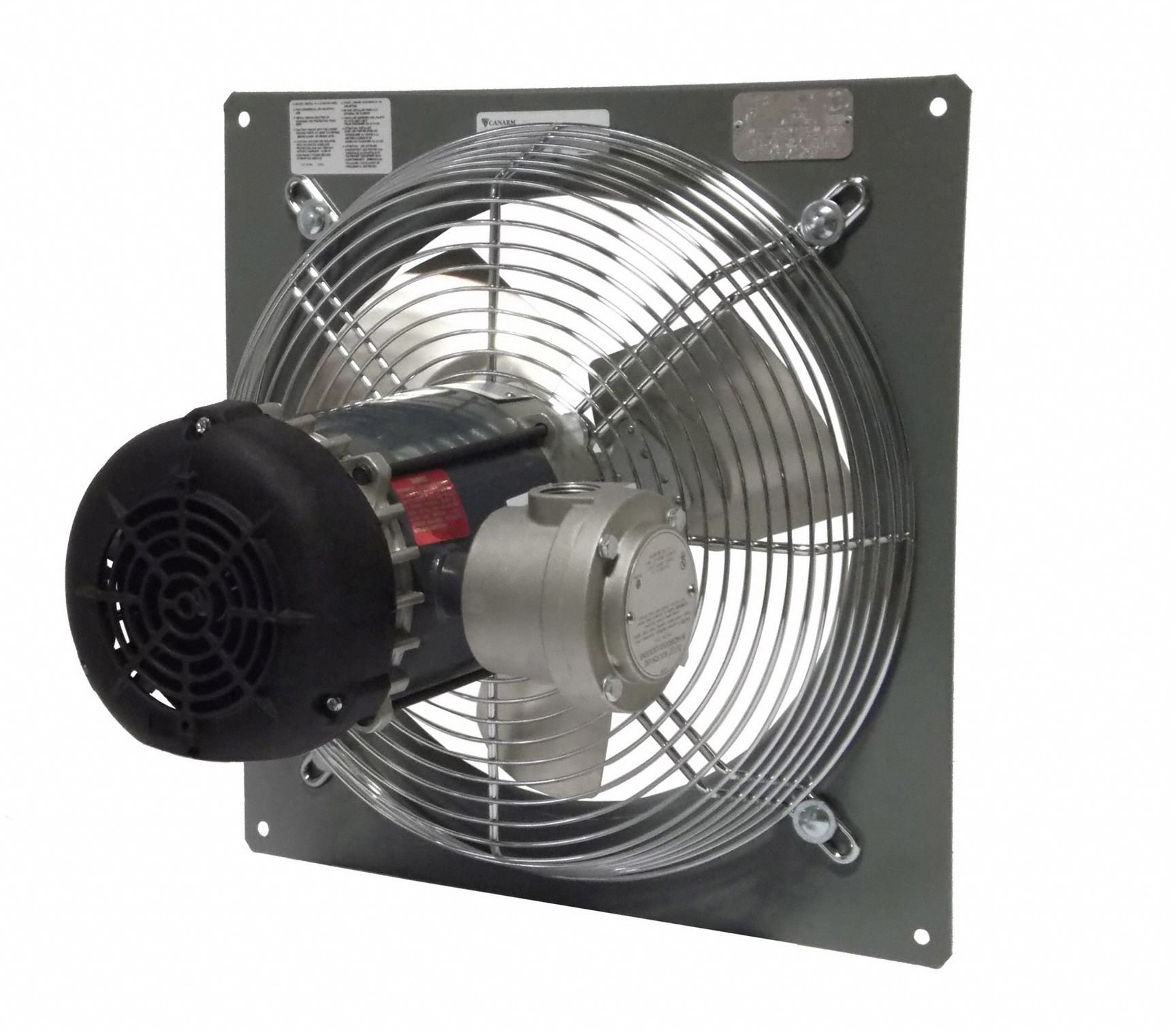 CANARM Panel Mounted Hazardous Location Exhaust Fan Direct Drive, 16