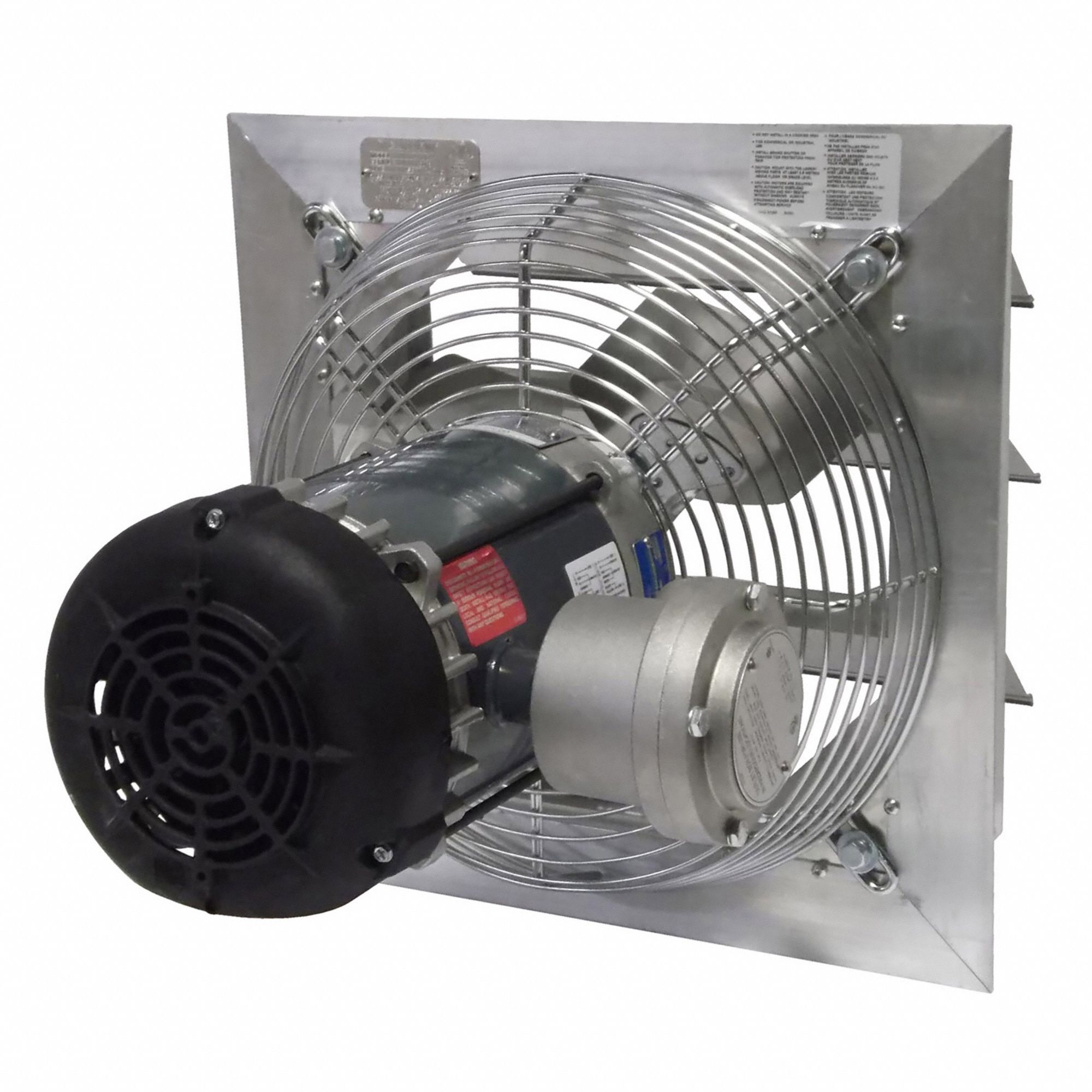 CANARM Shutter Mounted Hazardous Location Exhaust Fan 12 in Blade, 1