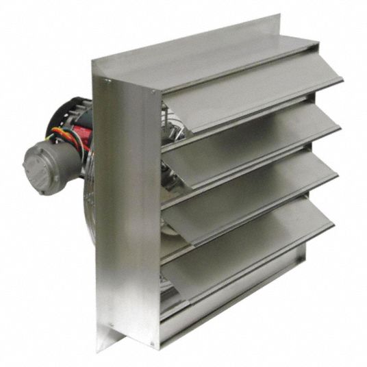 CANARM Shutter Mounted Hazardous Location Exhaust Fan 18 in Blade, 1