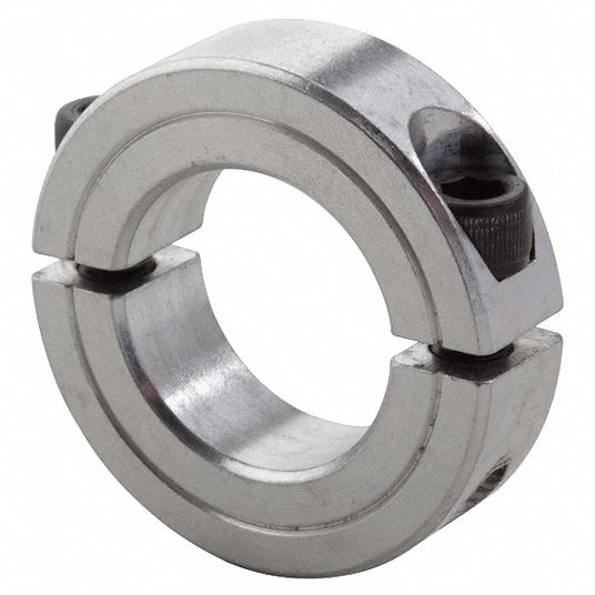 CLIMAX METAL PRODUCTS Aluminum Shaft Collar, Clamp Collar Style