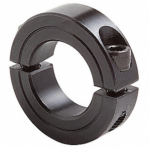 SHAFT COLLAR,CLAMP,2PC,1 IN,STEEL