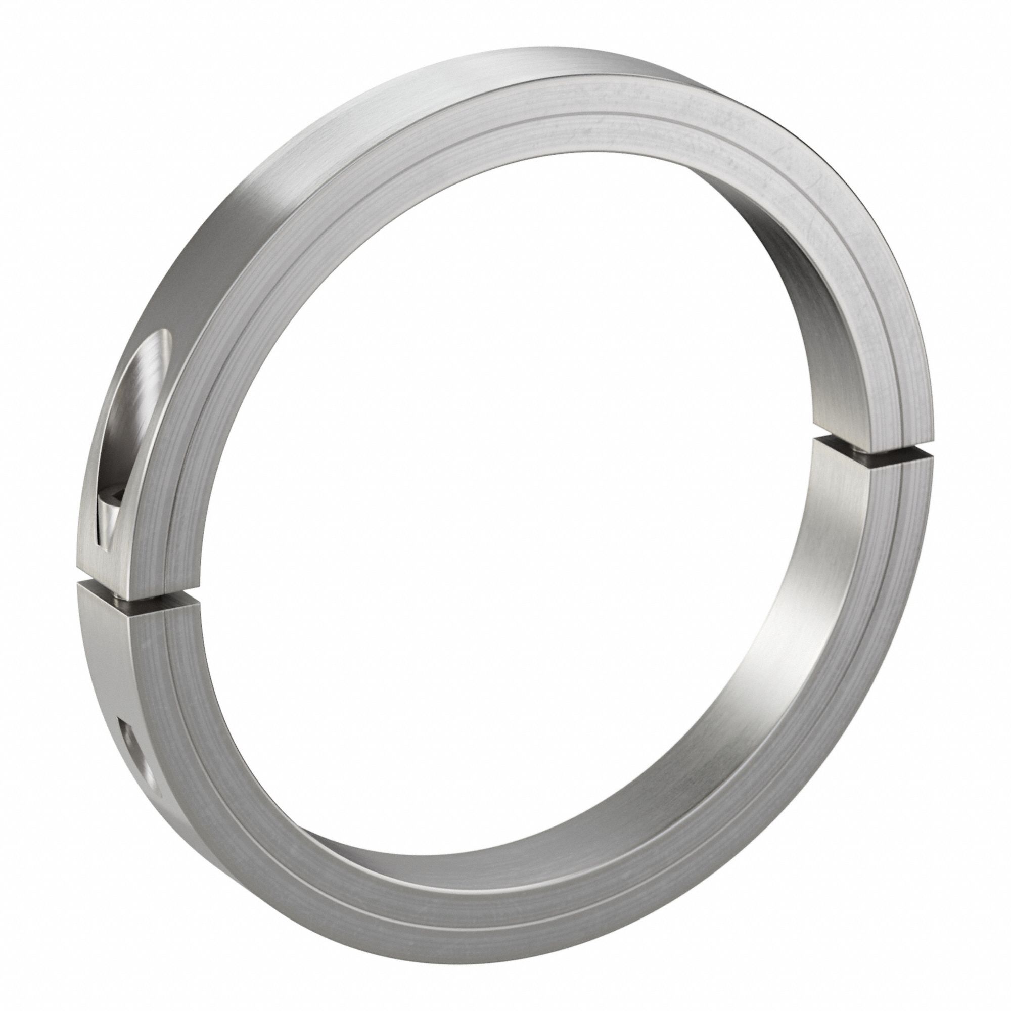 Shaft Collar: 2-Piece, Inch, Round, Clamp On, 6 in Bore Dia, 7/8 in Collar Wd