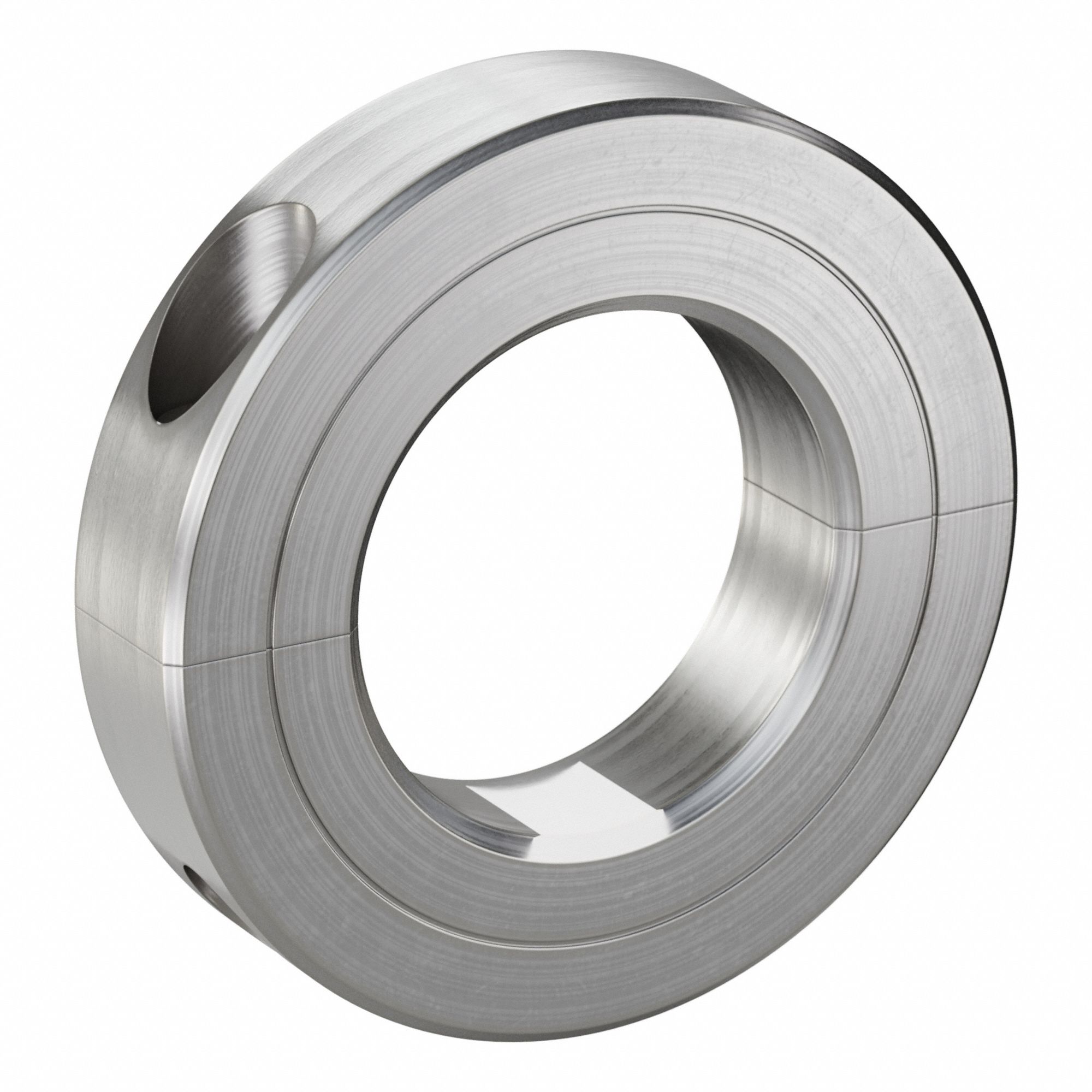 Shaft Collar: 2-Piece, Inch, Round, Clamp On, 1 1/4 in Bore Dia, 303