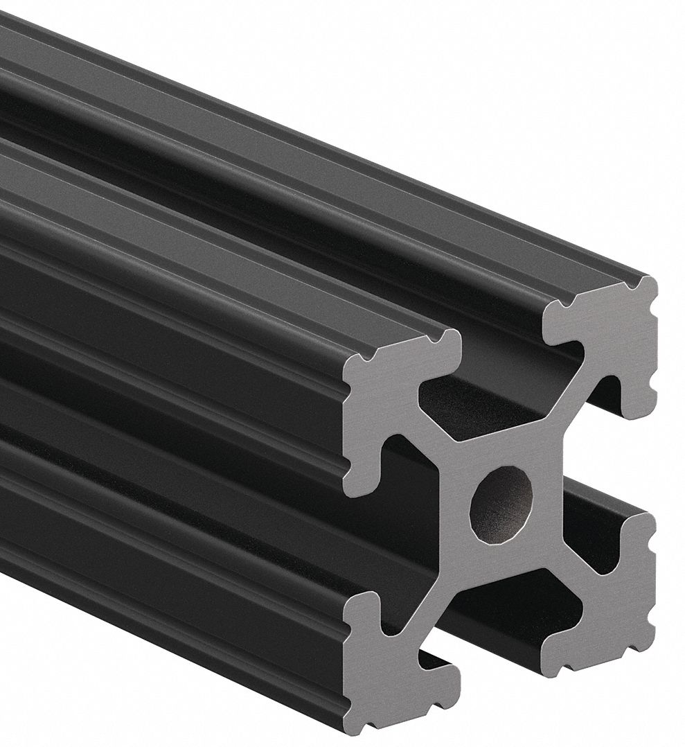 10 Series 6 Ft Nominal Lg Framing Extrusion 29NZ64 1010 BLACK 72 