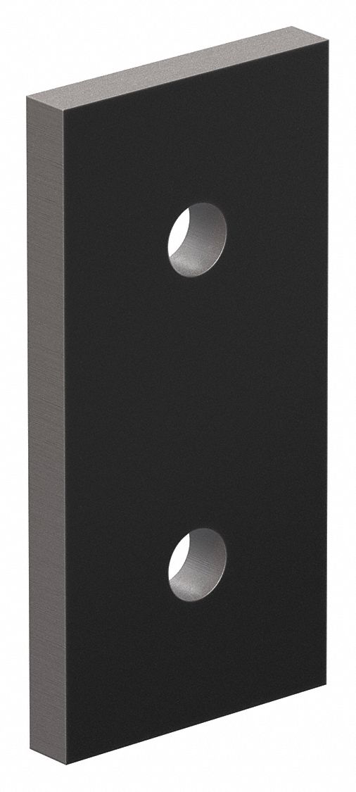 Straight Flat Plate: Straight Flat Plate, 15 Series, 1/4 in x 1 1/2 in x 3 in, For 21/64 in Slot Wd