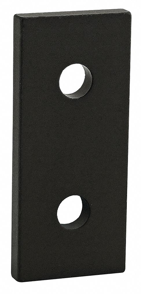 80/20 Inc T Slot Aluminum 2 Hole Straight Flat Plate 10 Series #4107-Black N 