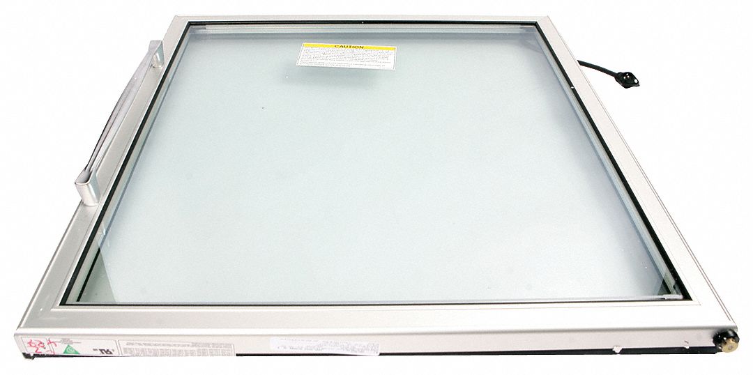 Door Glass 115V Silver