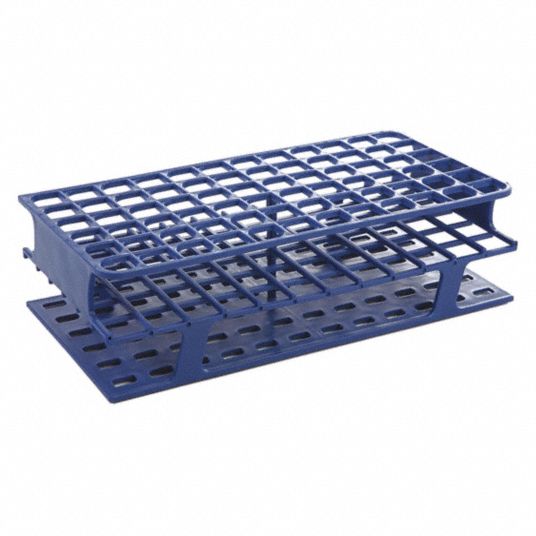 ONERACK Test Tube Rack, 72, Blue - 29PD31|HS27552B - Grainger