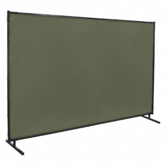 JJ Welding Canvas 6x12 - Olive Green - Double Coated FR - W/Grommets