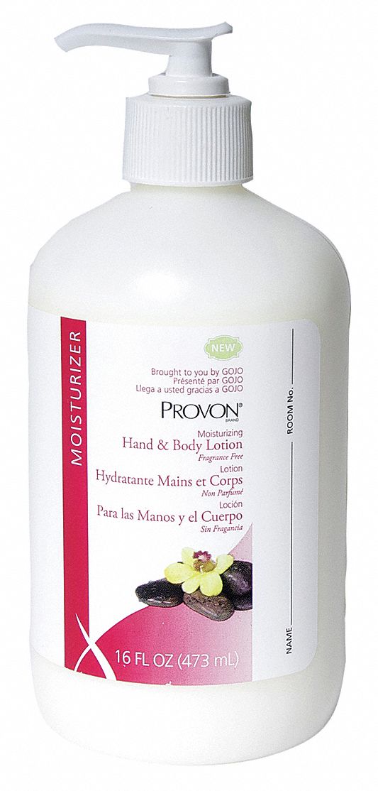 PROVON Hand and Body Lotion Pump Bottle, Liquid, 16 oz Size, Nongreasy