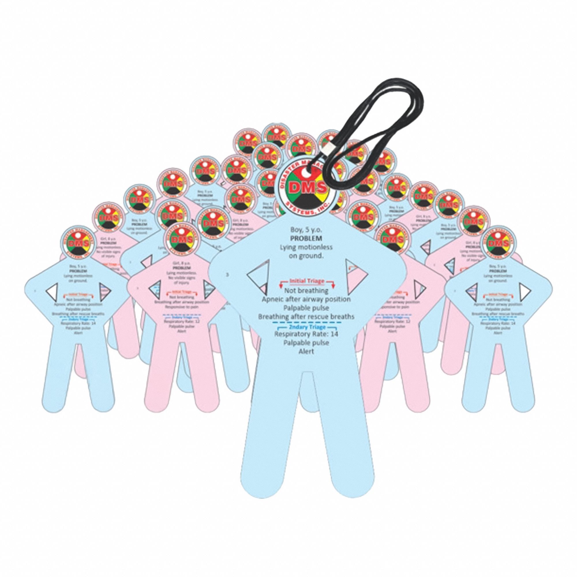 PEDIATRIC PATIENT VICTIM CARDS,PK32