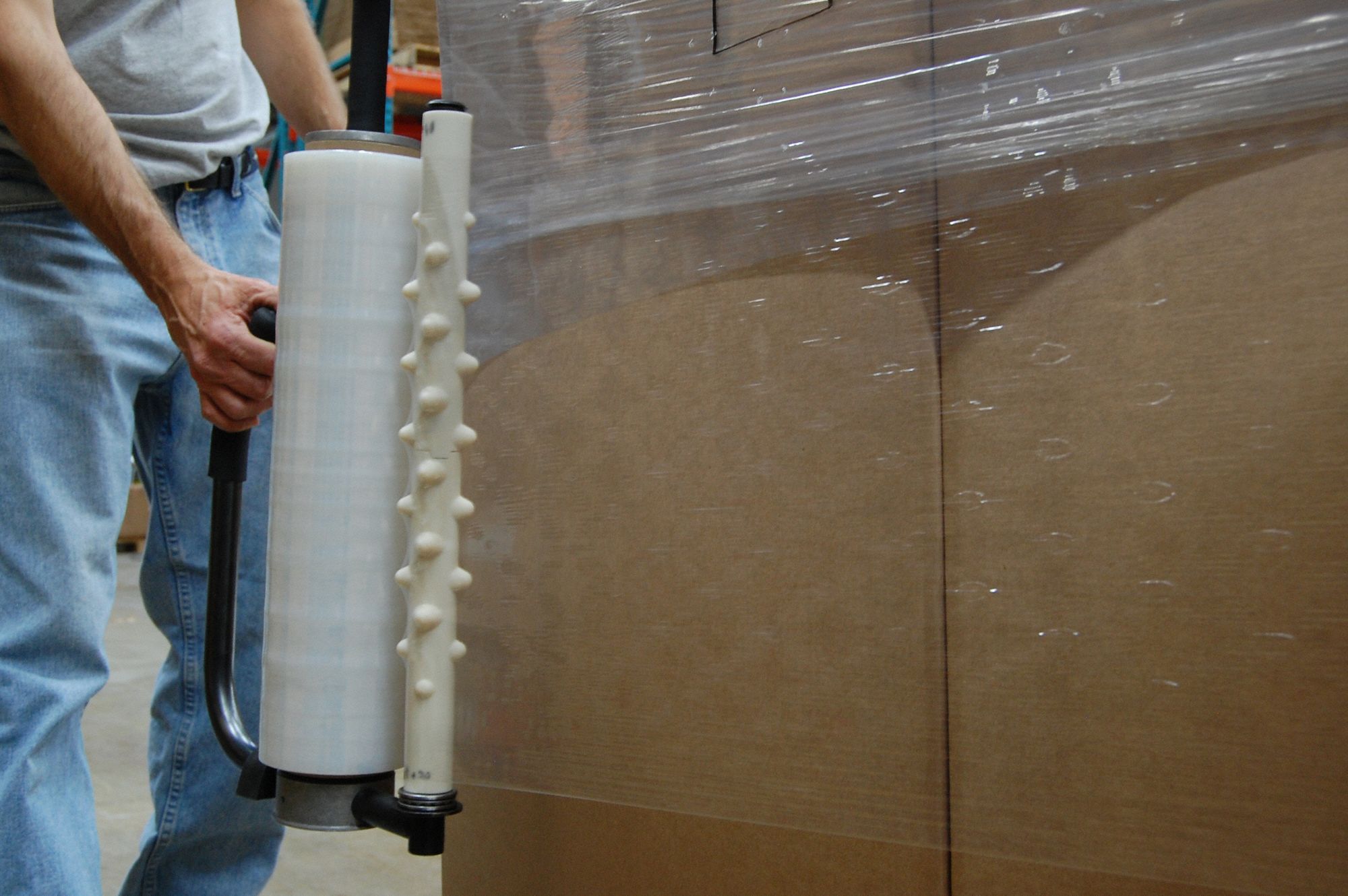 ENCORE Stretch Wrap Dispenser 12 in Min Roll Wd, 20 in Max Roll Wd, 3