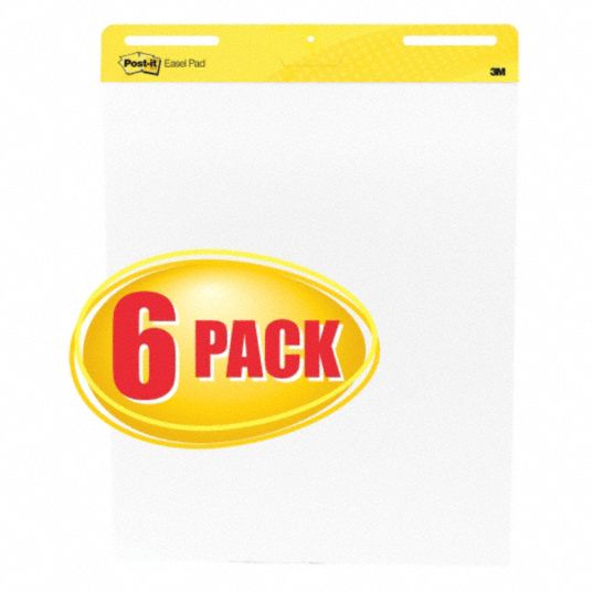 POSTIT, Plain, 25 in x 30 in Sheet Size, Easel Pad 29PK86559 VAD