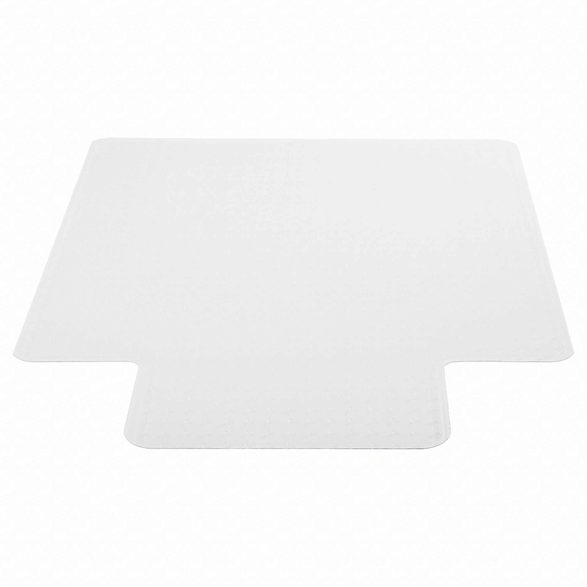 Chair Mat: Traditional Lip, 0.095 in Thick, 48 in Overall Lg, 36 in Overall Wd