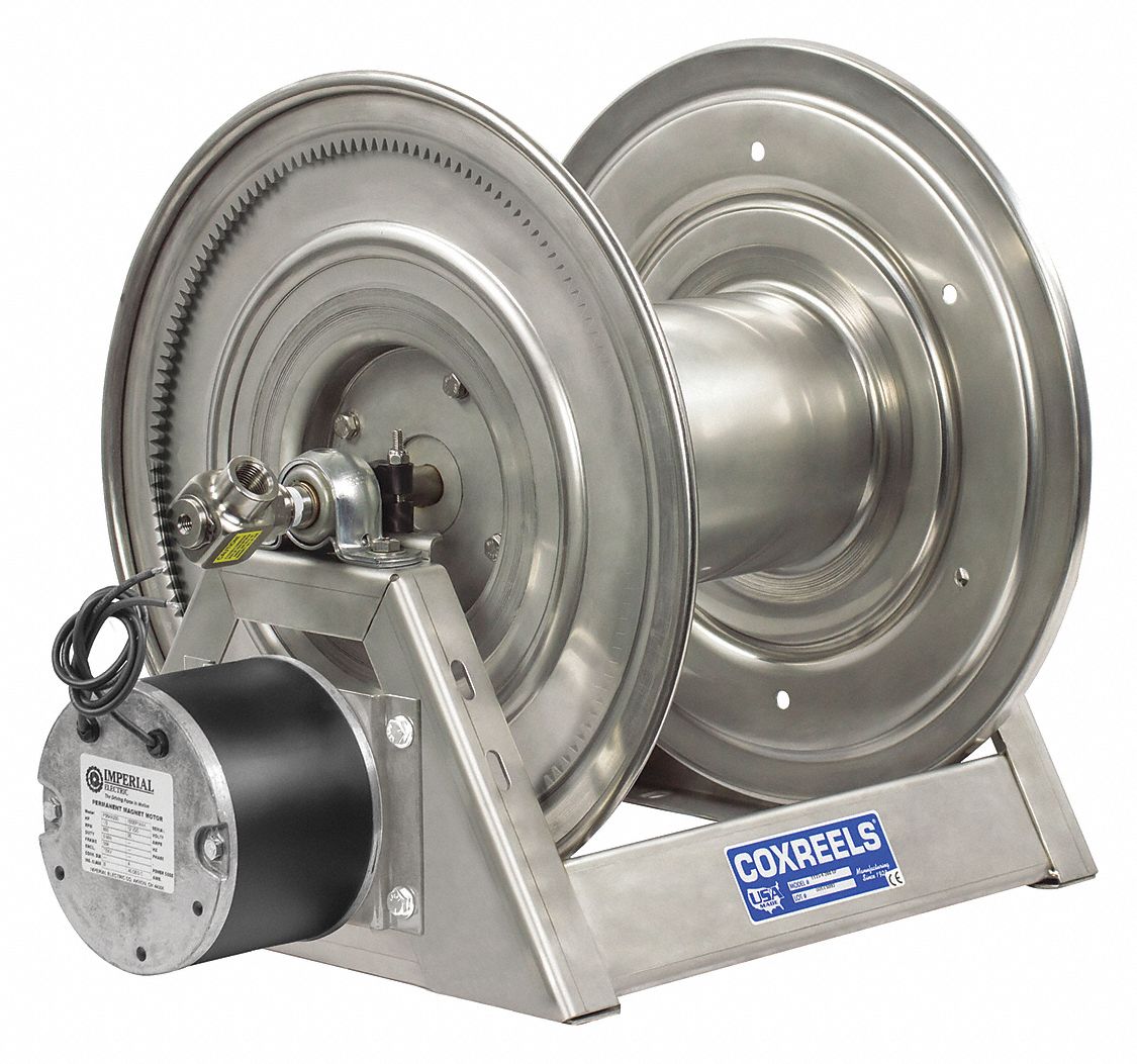 COXREELS, 100 ft (3/4 in I.D.), 13 1/8 in L x 18 1/2 in W x 14 3/4 in H,  Hand Crank Hose Reel - 16X565