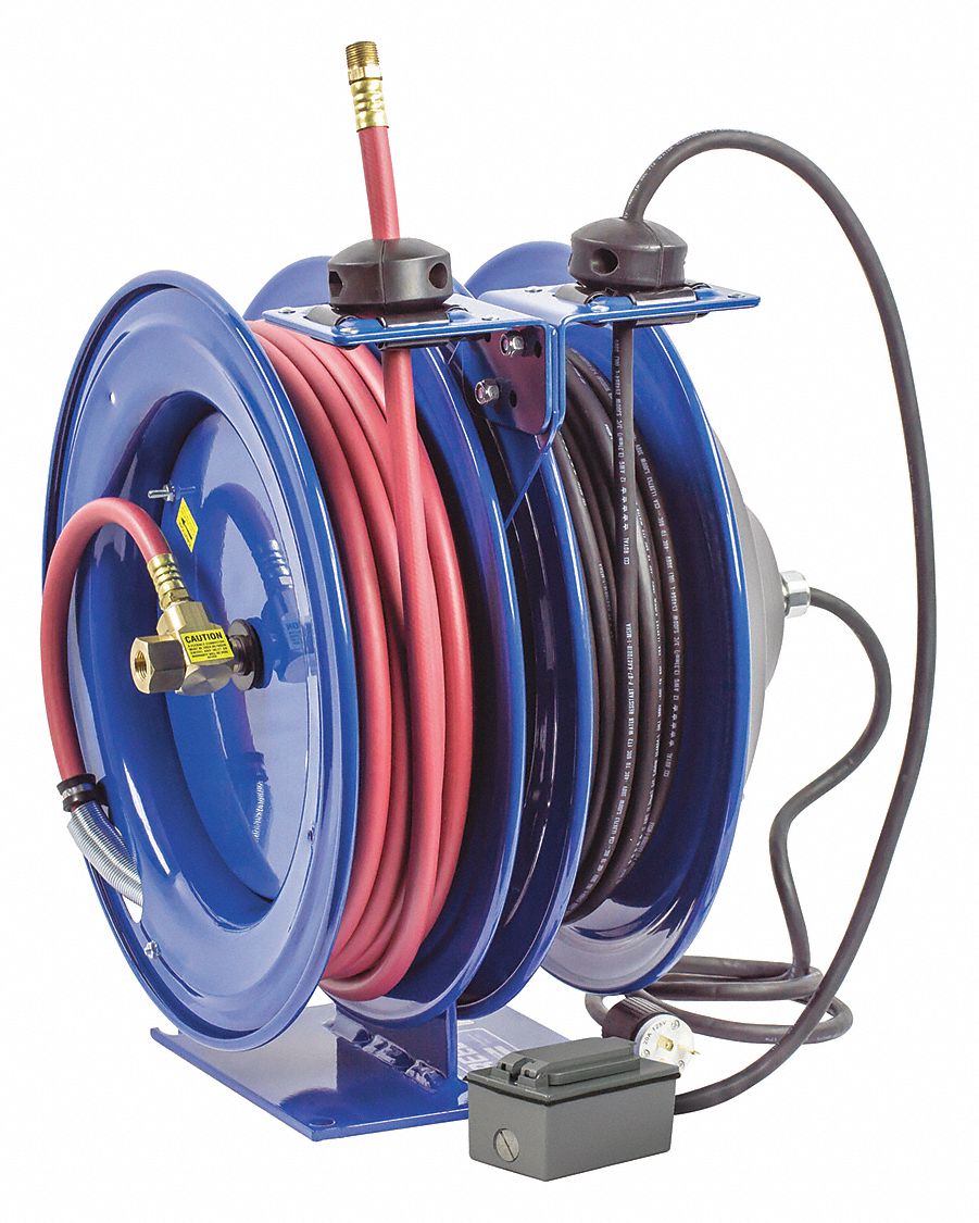 Combination Air/Electric Reel, 50 ft