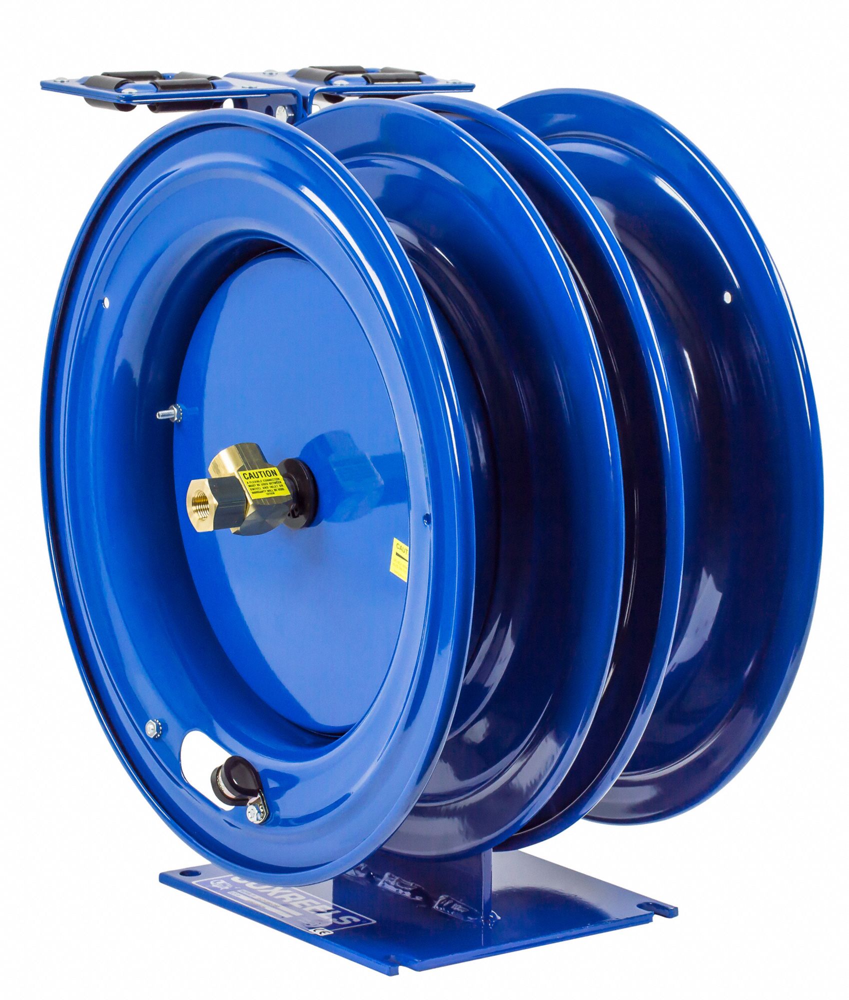COXREELS Dual Reel Spring Return Hose Reel 50 ft (3/8 in I.D.), 300