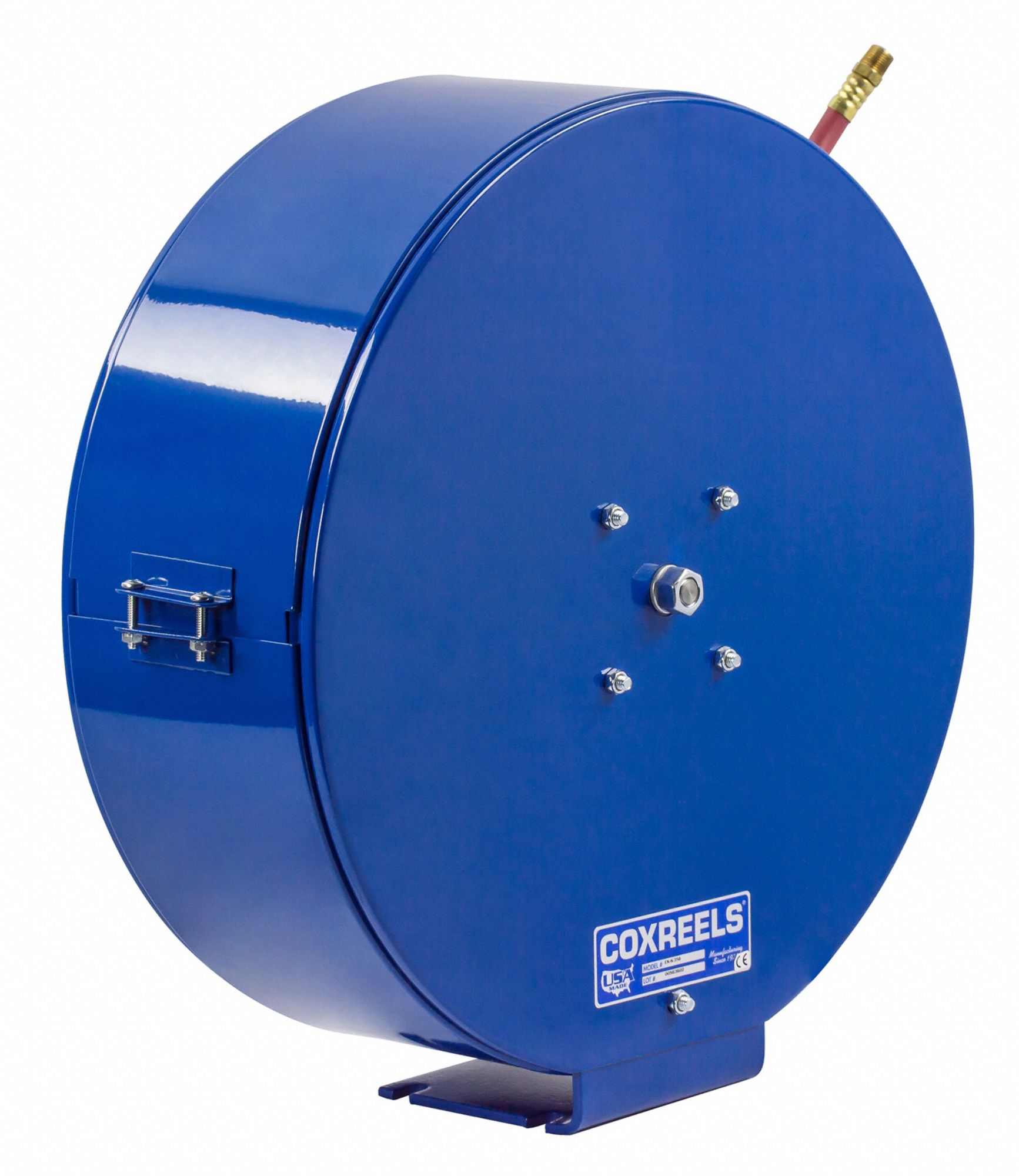 COXREELS Spring Return Hose Reel, Air, Water, 300 psi, Hose Capacity 50
