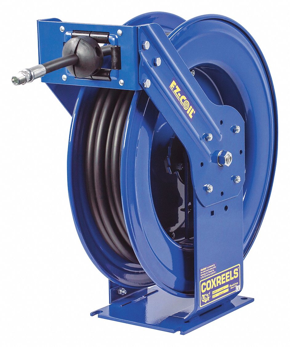 HOSE REEL, SPRING RETURN, TRUCK MOUNT 1/2 IN X 75 FT LENGTH, 2500 PSI