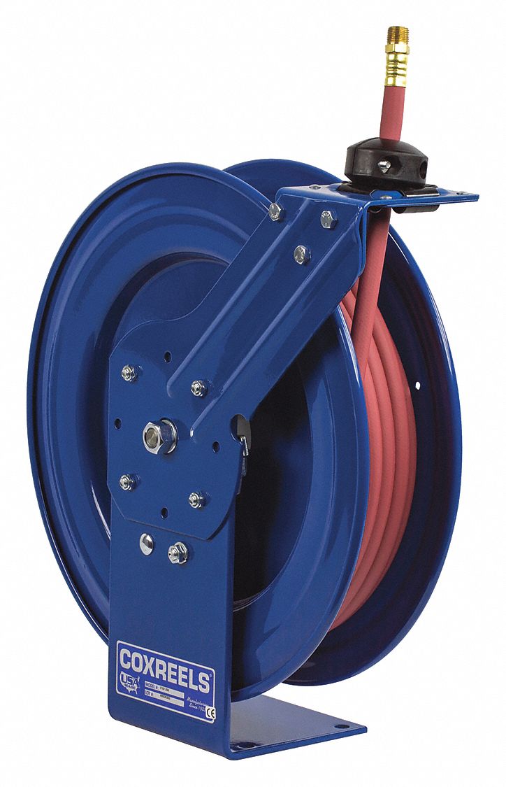 Coxreels Spring Return Hose Reel, 1 in Hose Dia., 50 ft Length