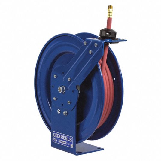 CoxReels - Hose Reel with Hose: 3/8″ ID Hose x 50', Spring