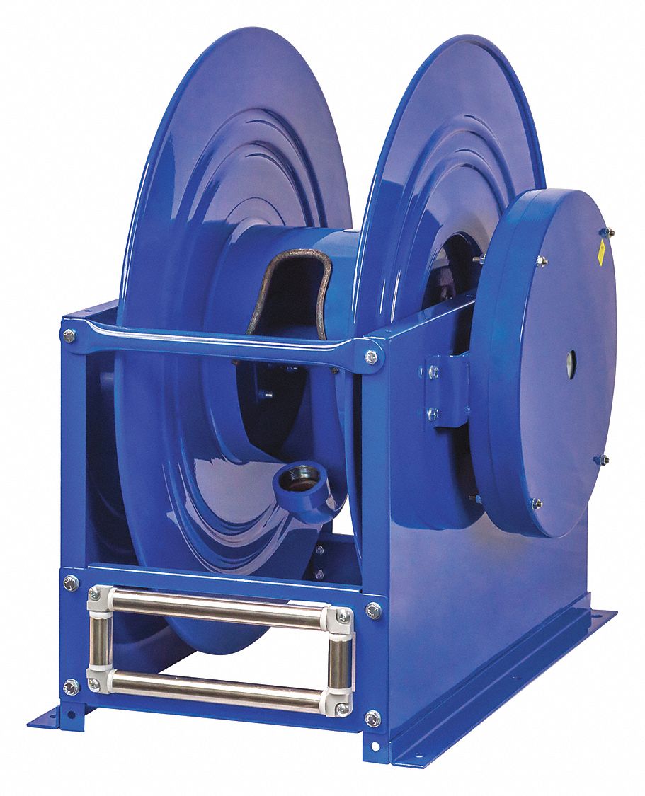 HOSE REEL, SPRING RETURN, BO X FR 1/2 IN X 100 FT LENGTH, L/H