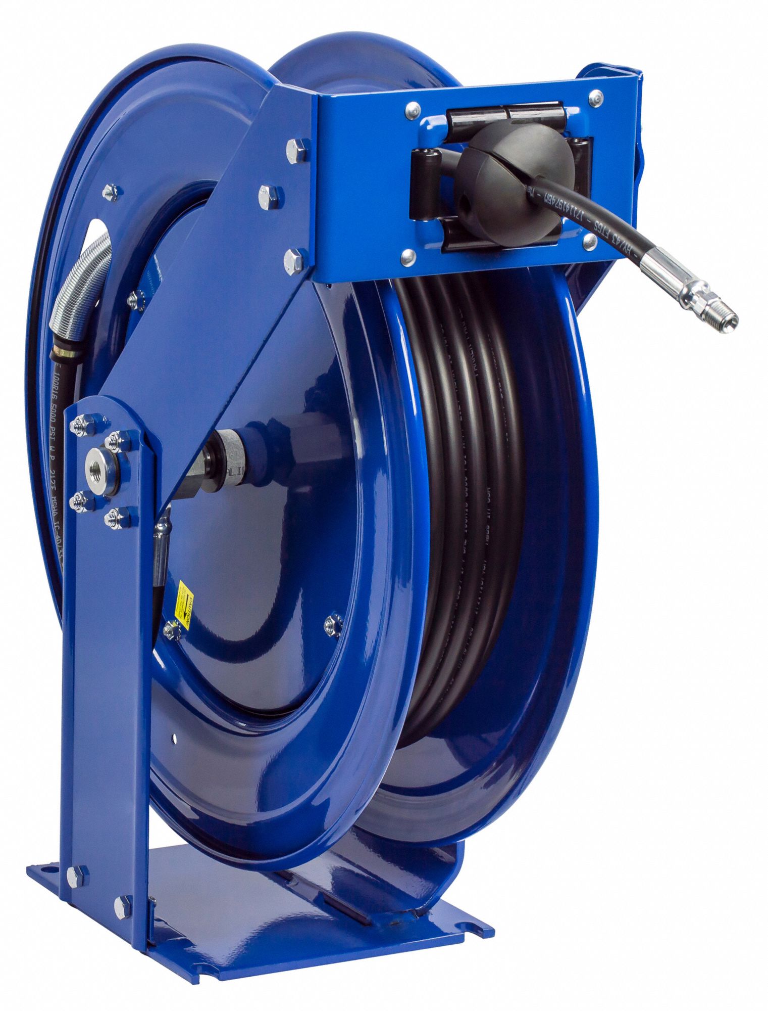 COXREELS Spring Return Hose Reel, Grease, 5,000 psi, Hose Capacity 50