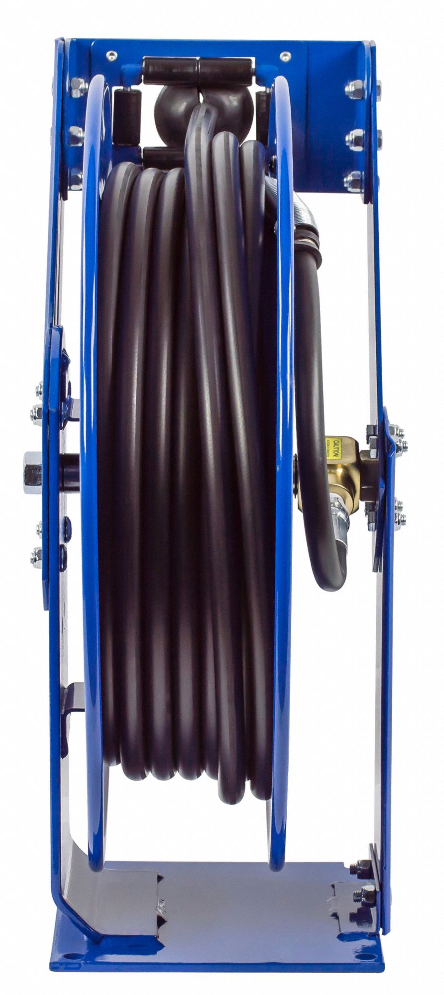 COXREELS Spring Return Hose Reel 100 ft (3/8 in I.D.), 3/8 in MNPT, 3,000 psi Max Op Pressure