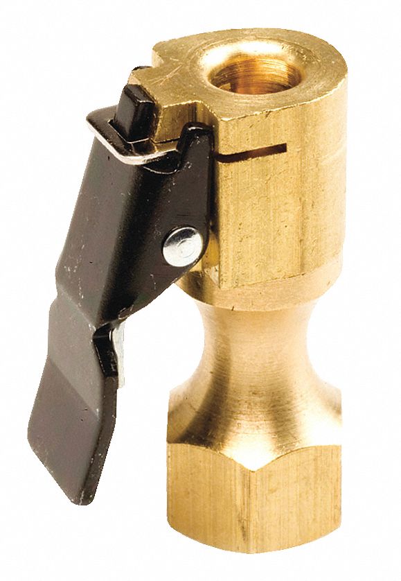 HALTEC Air Chuck 5 to 200 psi, Brass, 1/4 in Female Fitting, 1/4"18