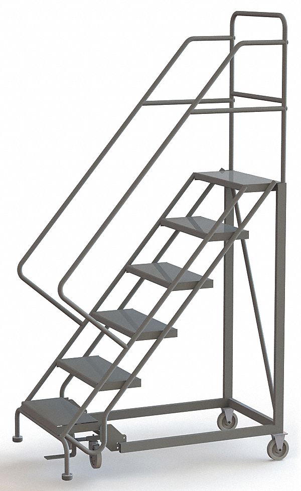 TRI-ARC, 5 ft Platform Ht, Unassembled, Rolling Ladder - 29RJ50 ...