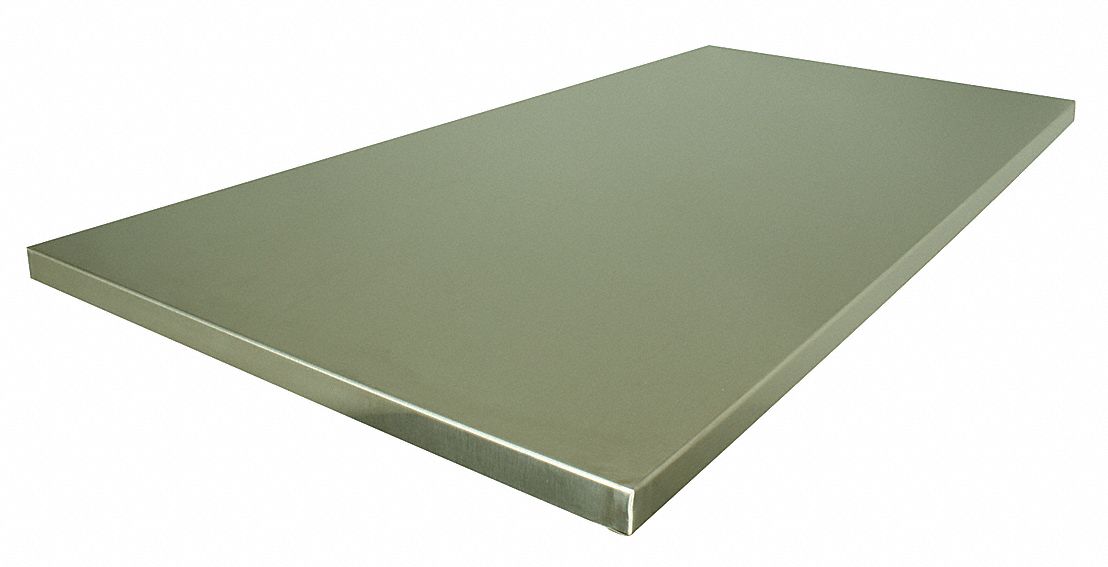 Workbench Top: Stainless Steel, 60 in x 30 in