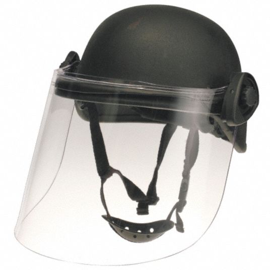 UNITED SHIELD Reusable, Riot Face Shield - 29RM02|DK5-H.150 - Grainger