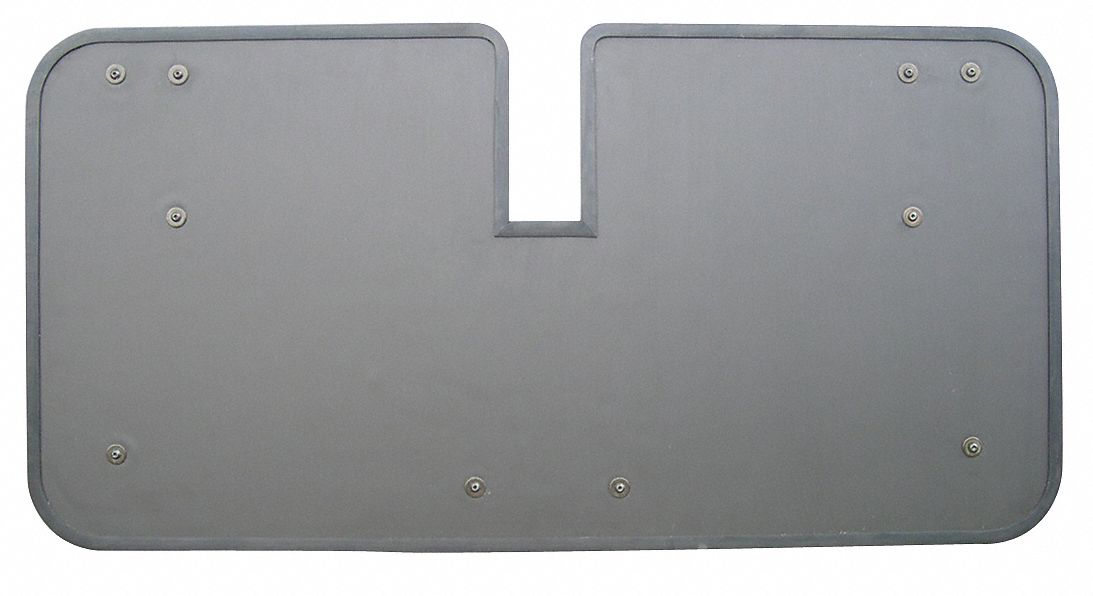 Ballistic Shield: NIJ IIIA, 42 in Ht, 21 in Wd, 14 lb Wt, Curved, Aramid, Black