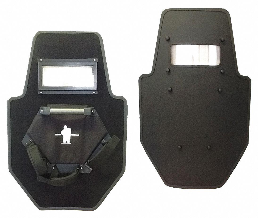 UNITED SHIELD, NIJ IIIA, 36 in Ht, Ballistic Shield - 29RM31|ERT-IIIA ...