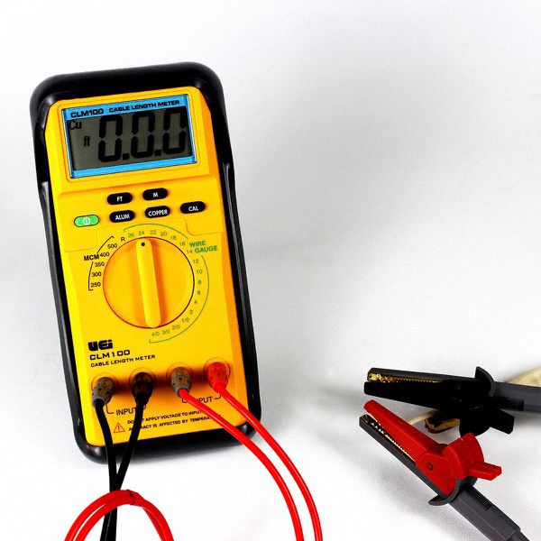 UEI TEST INSTRUMENTS Cable Length Meter NIST, Feet/Meters 49CK77