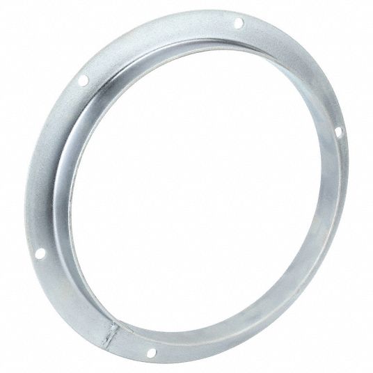 Steel, For 10 in Duct Dia, Angle Flange Adapter - 29RN90|8010000147 ...