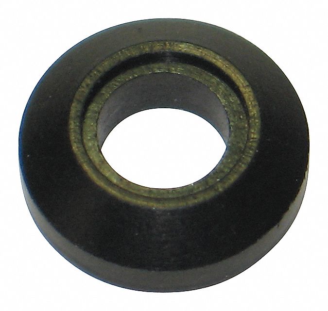 Cartridge Seat Washer: Chicago Faucets, Elastomer, Black, Cartridge, 100 PK